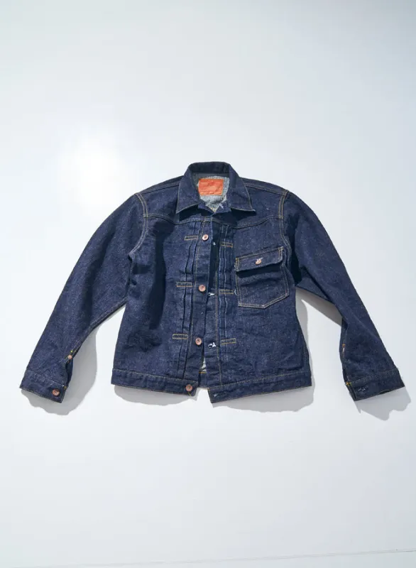 S556VX Zero+ Model Denim Jacket with T-BACK spec sold by Samurai Jeans