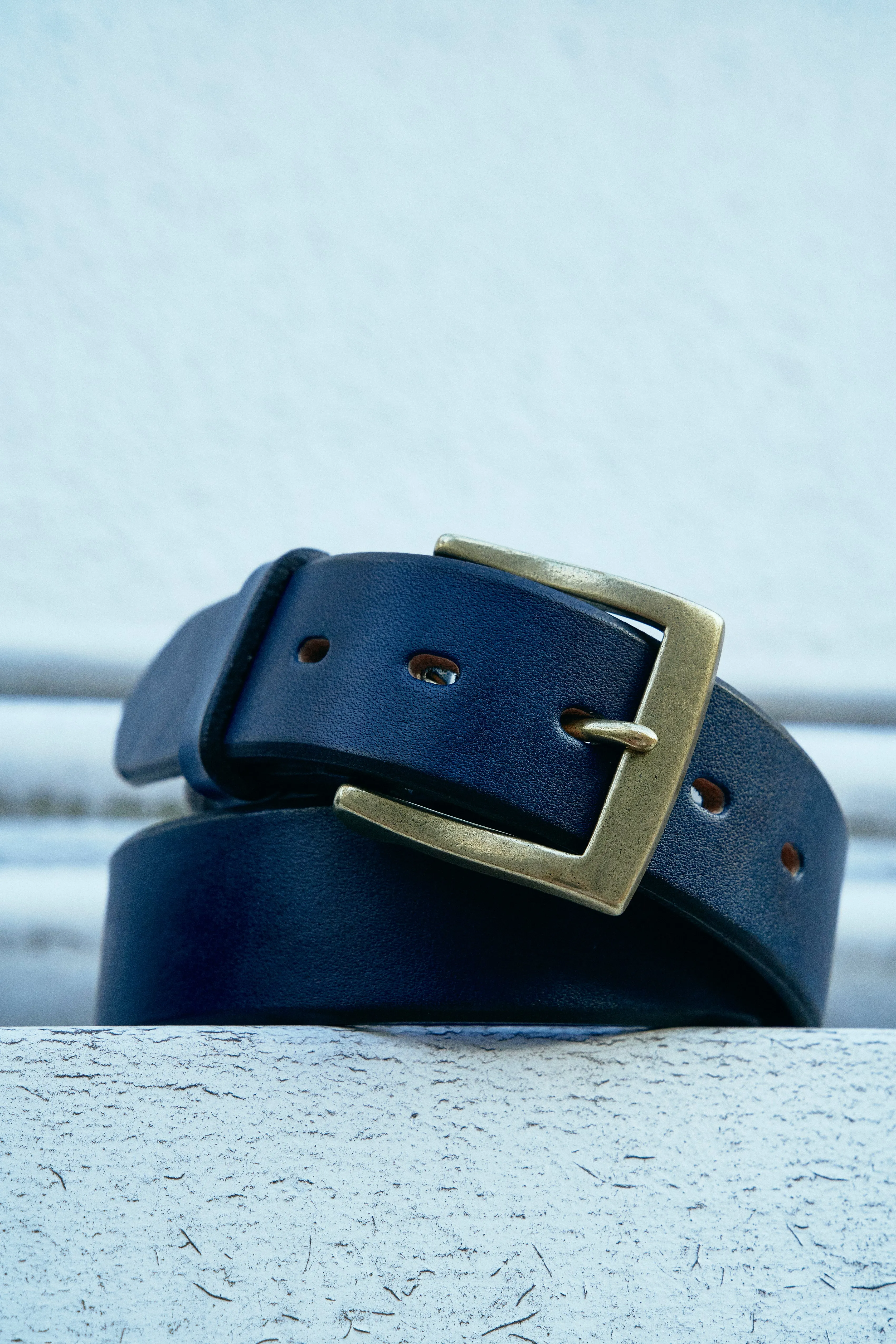 A301-AI Indigo-dyed Belt sold by Samurai Jeans
