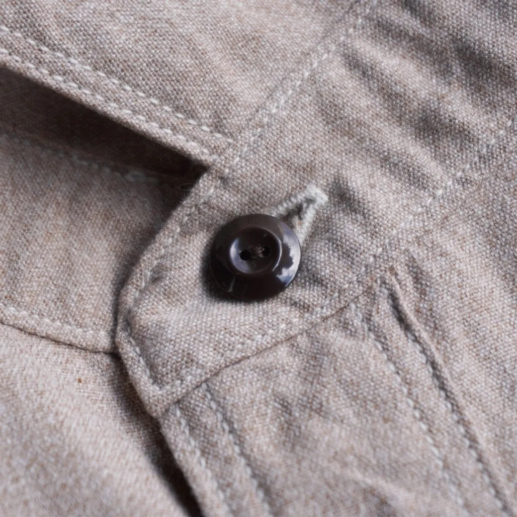 SJCBS23 Twisted Heather Selvedge Chambray Shirt sold by Samurai Jeans product image thumbnail 5