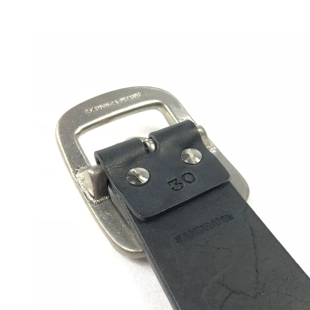 W001 Heavy Curved Belt sold by Samurai Jeans product image thumbnail 3