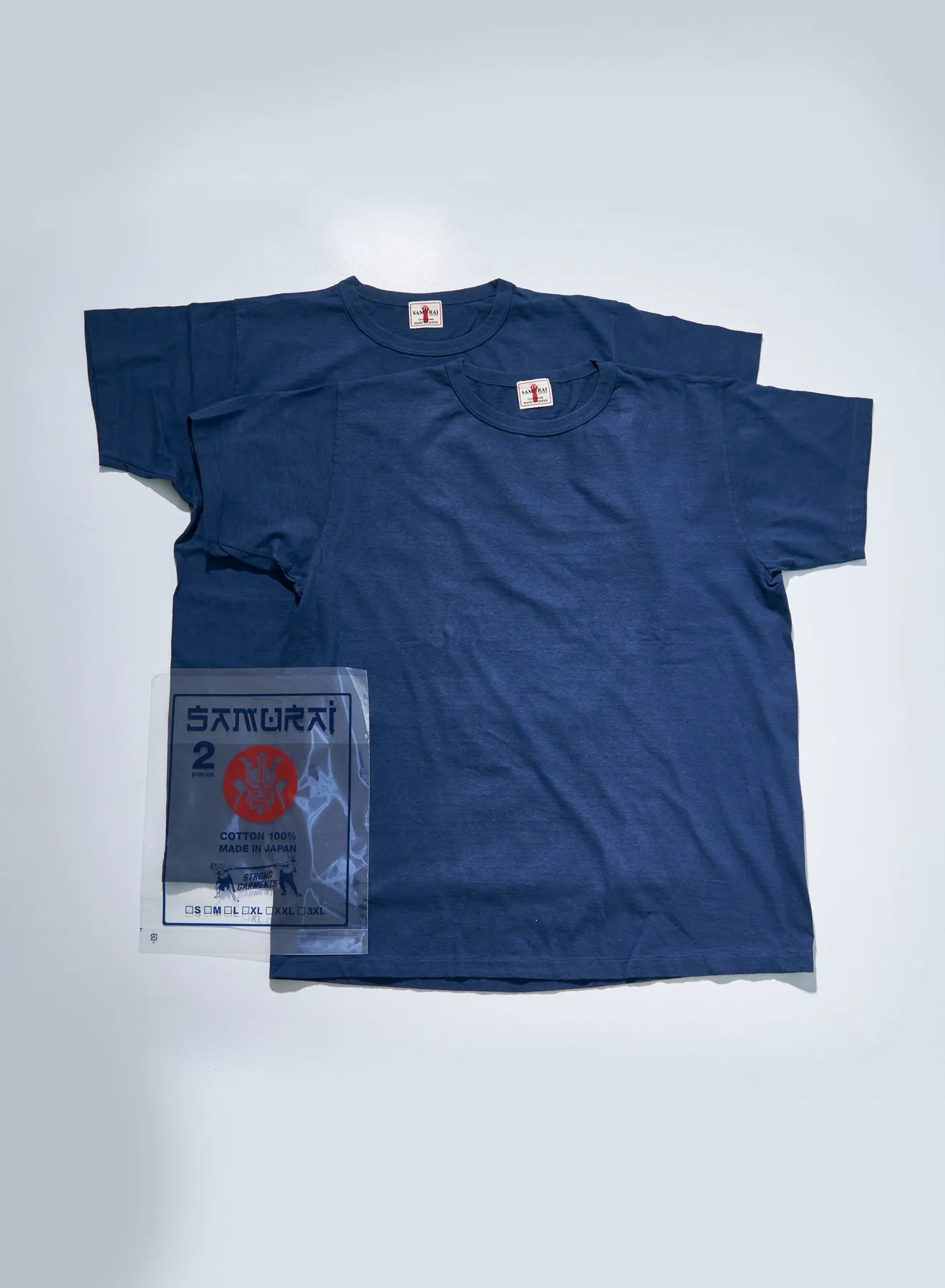 SJ2PST-CREW Crew Neck 2-Pack T-Shirt Plain sold by Samurai Jeans product image thumbnail 2