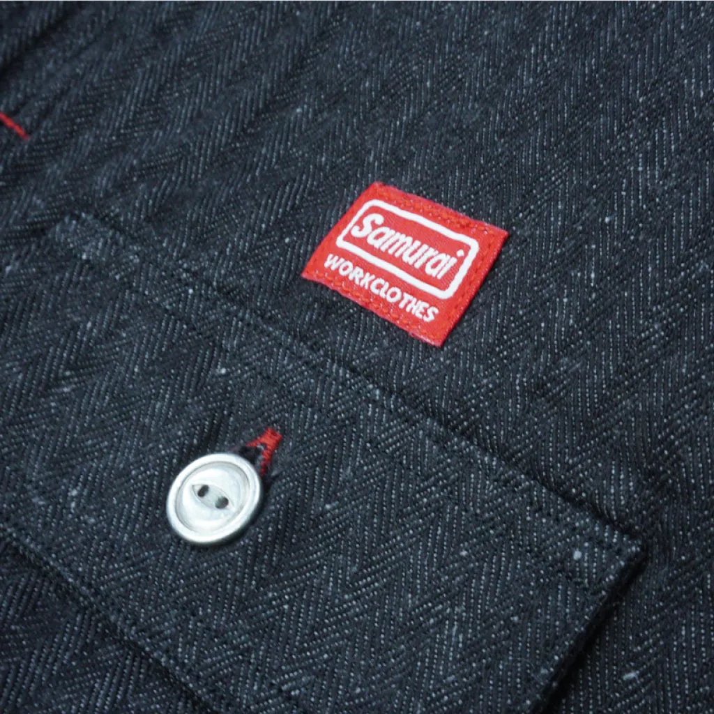 SWCPS22-HB Shawl collar L/S Shirt sold by Samurai Jeans product image thumbnail 4