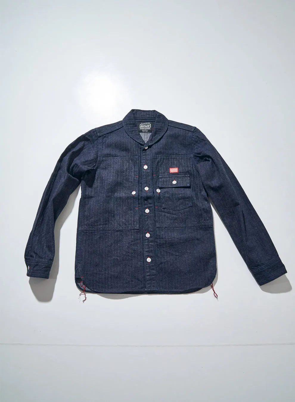 SWCPS22-HB Shawl collar L/S Shirt sold by Samurai Jeans