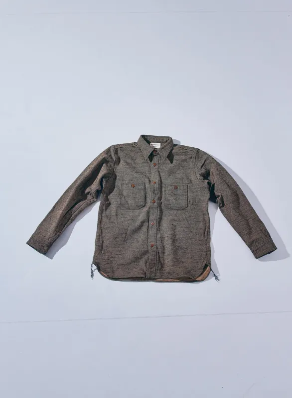 SMN25-01 Elemental Flannel Shirt made by Samurai Jeans