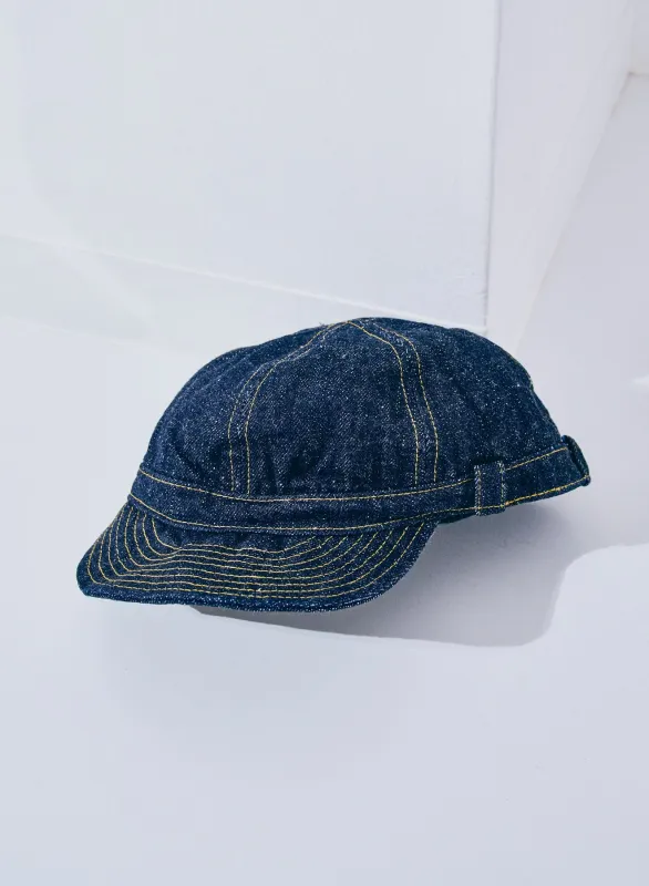 SJ201WC-3100VX (17oz Zero+ Denim Work Cap) sold by Samurai Jeans