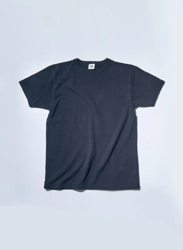 SJST-RIM (Aged Cotton Inlay Loopwheel T-Shirt Solid) made by Samurai Jeans