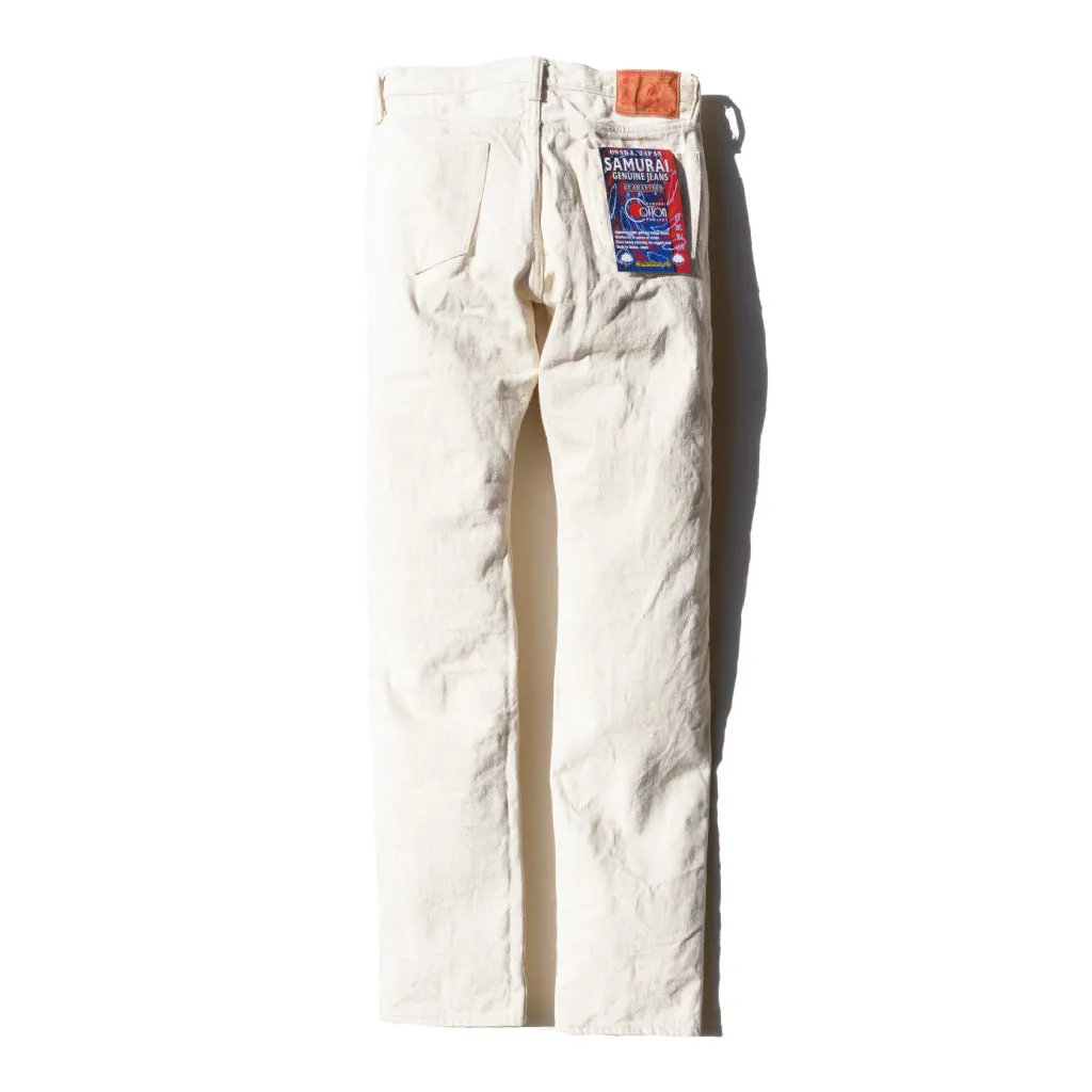 S710SC-KI (Japanese Cotton Natural color jeans) sold by Samurai Jeans product image thumbnail 3