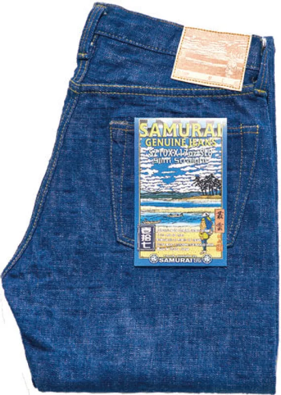 S710XX17oz-SLB スラブ叢雲モデル made by Samurai Jeans