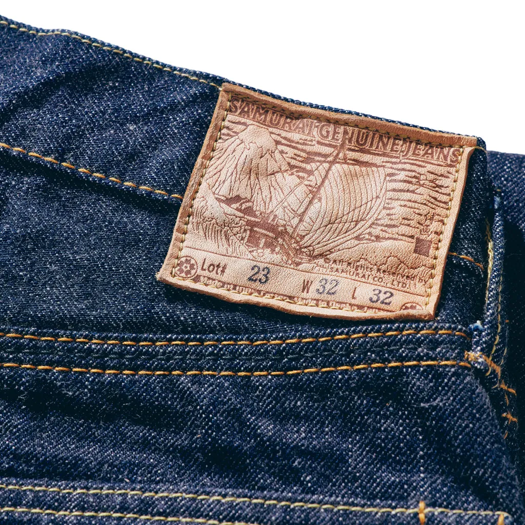 S004JP 15oz倭スリムテーパードモデル sold by Samurai Jeans product image thumbnail 4