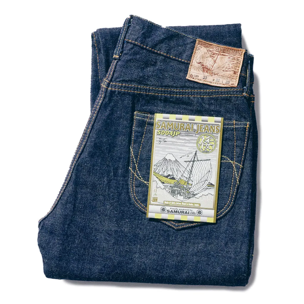 S004JP 15oz倭スリムテーパードモデル sold by Samurai Jeans