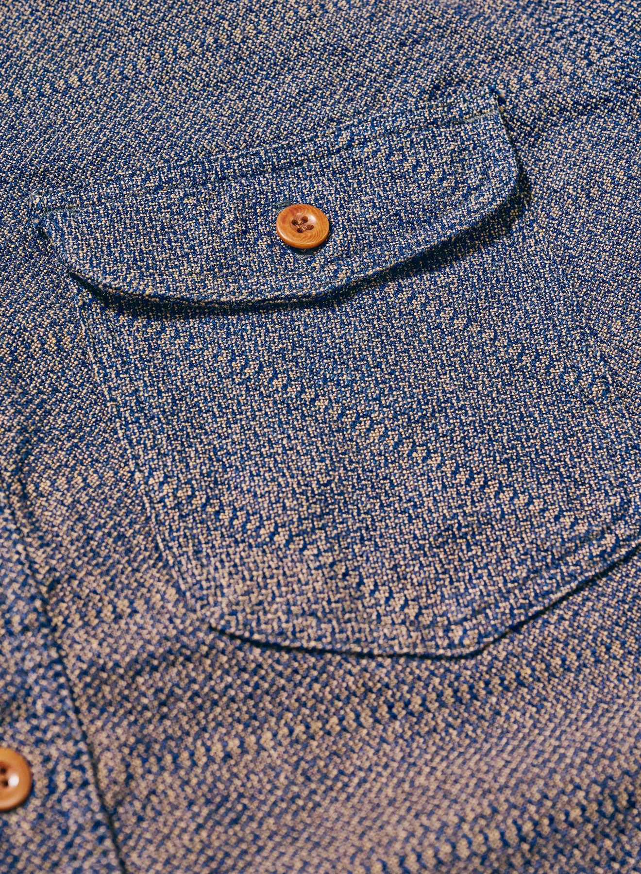 SSS26-KSK Kanoko Aimadara Work Shirt sold by Samurai Jeans product image thumbnail 2