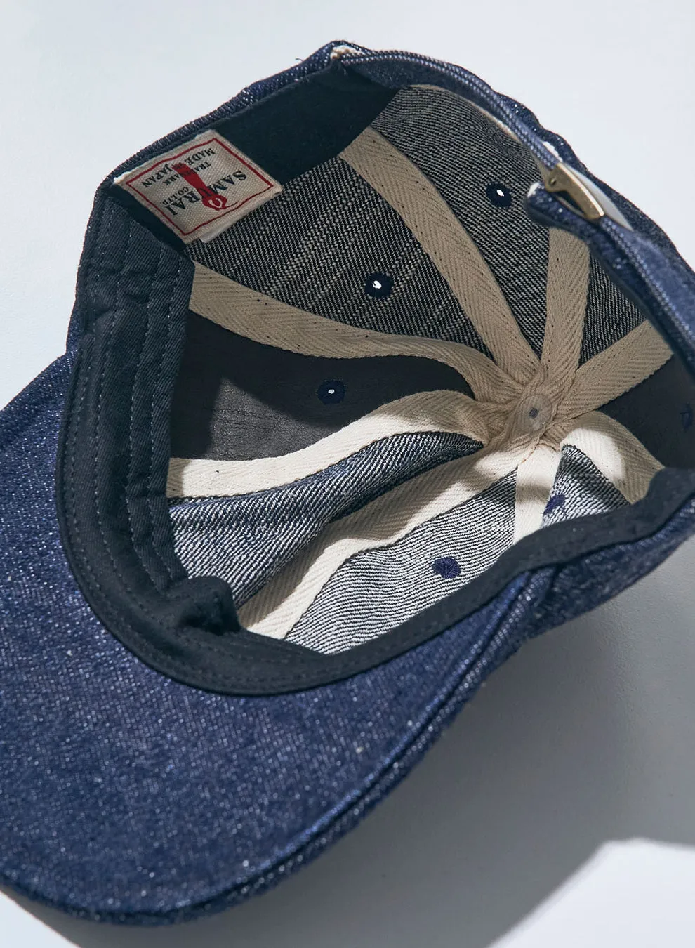 SJ101BC-RD (Random Denim Baseball Cap) sold by Samurai Jeans product image thumbnail 2