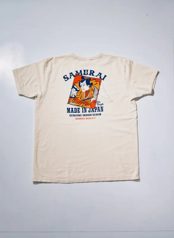 SJST26-105 (Aged Cotton Inlay Loopwheel T-Shirt) made by Samurai Jeans