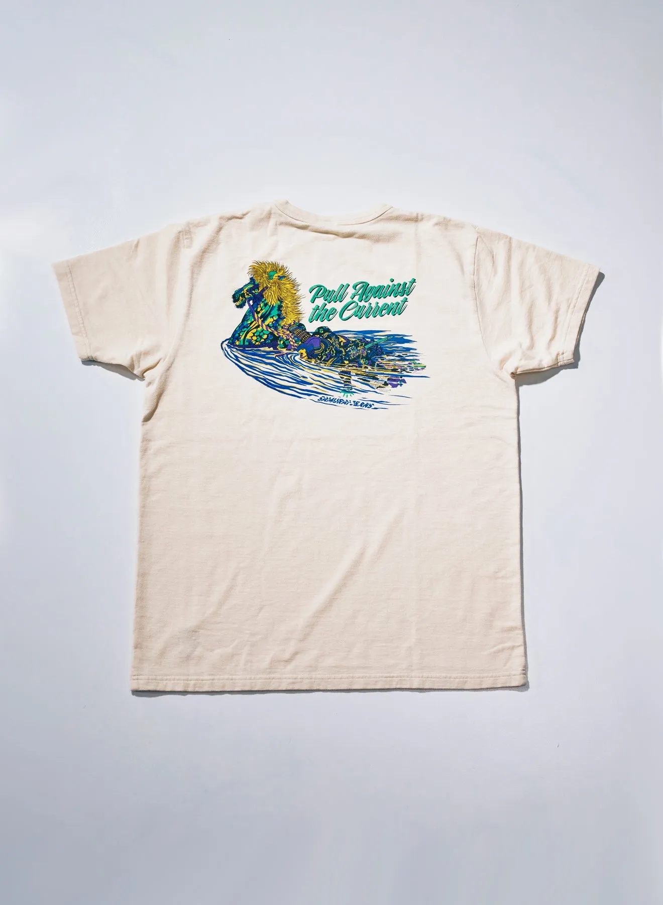 SJST26-106 (Aged Cotton Inlay Loopwheel T-Shirt) sold by Samurai Jeans product image thumbnail 3