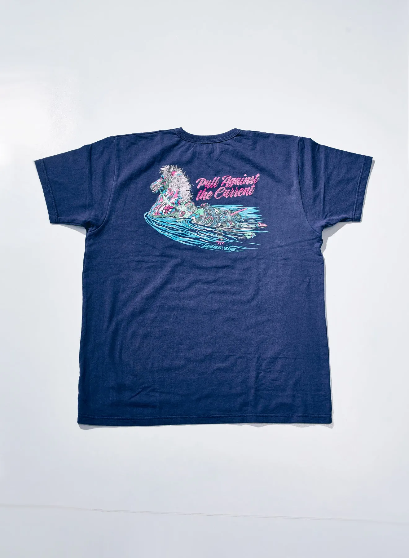 SJST26-106 (Aged Cotton Inlay Loopwheel T-Shirt) sold by Samurai Jeans product image thumbnail 2