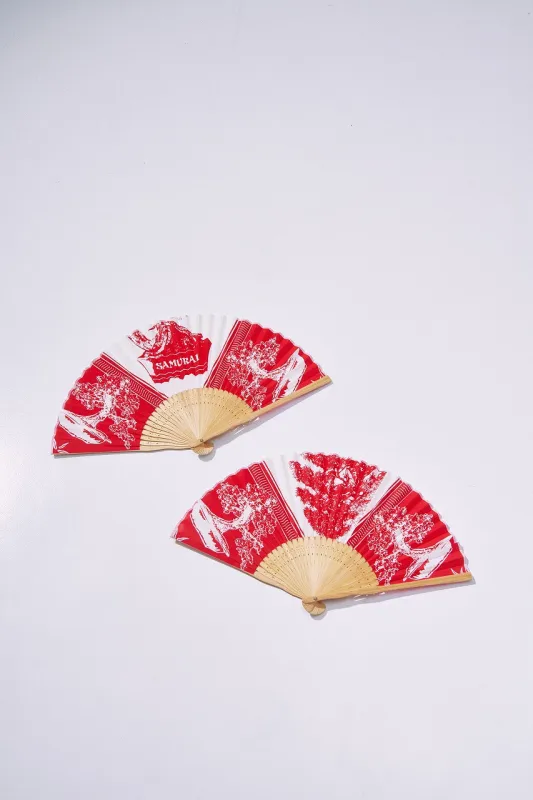 SJHF26 (Bonsai Pattern Bandana Fan) made by Samurai Jeans