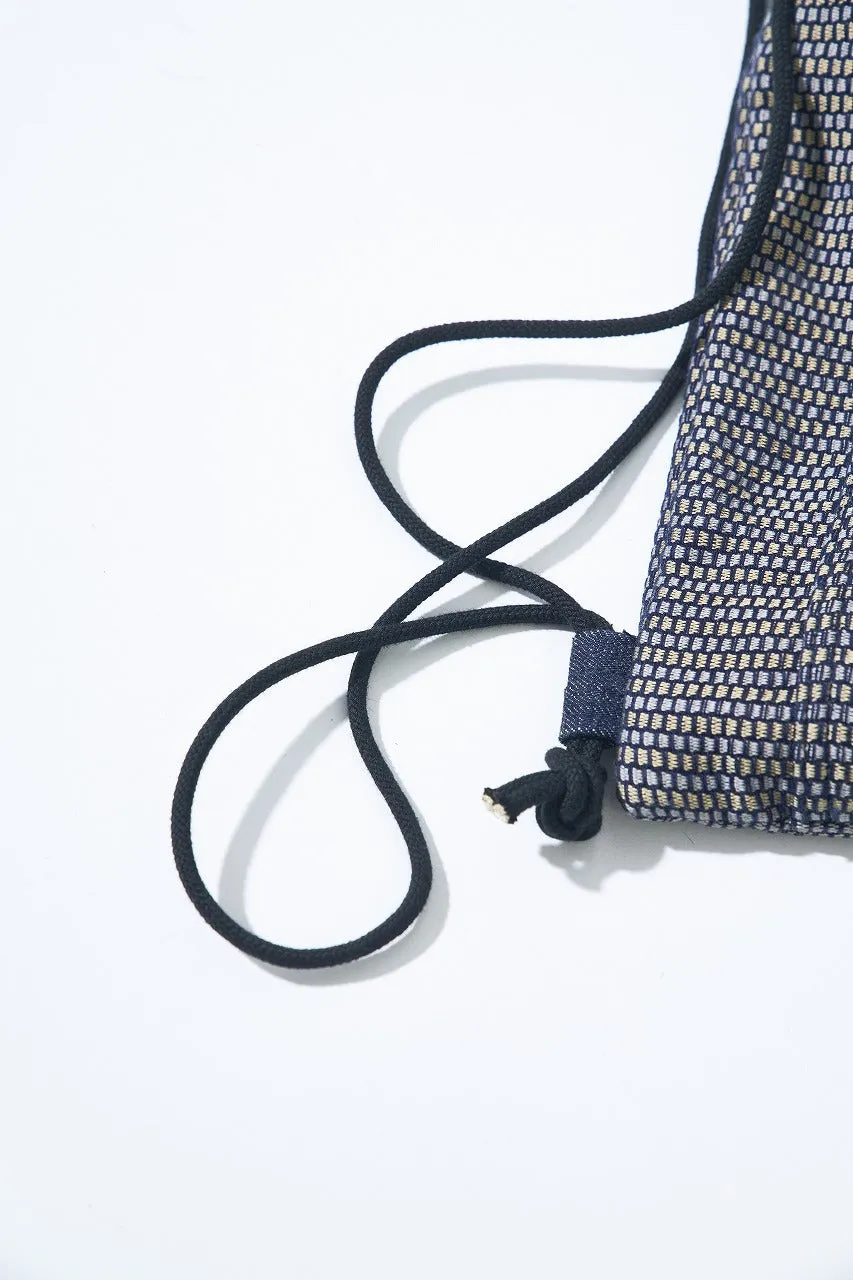 SJBP26-NRS (Noragi Sashiko Drawstring Bag) sold by Samurai Jeans product image thumbnail 5