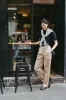 Yu Tan Organic Cotton Poplin Pants sold by Caves Collect