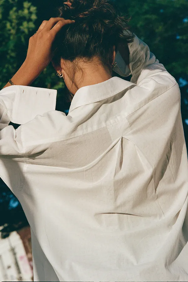 Pre-Order White Japanese Cotton Artist Shirt sold by Caves Collect