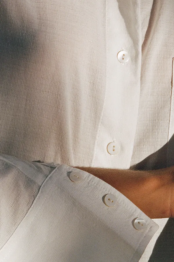 Pre-Order White Japanese Cotton Artist Shirt sold by Caves Collect product image thumbnail 3