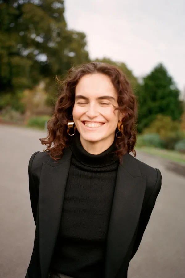 Izzy Black Italian Merino Knit sold by Caves Collect product image thumbnail 4