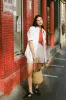 Lucy Organic White Cotton Shirt sold by Caves Collect