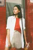 Lucy Organic White Cotton Shirt sold by Caves Collect