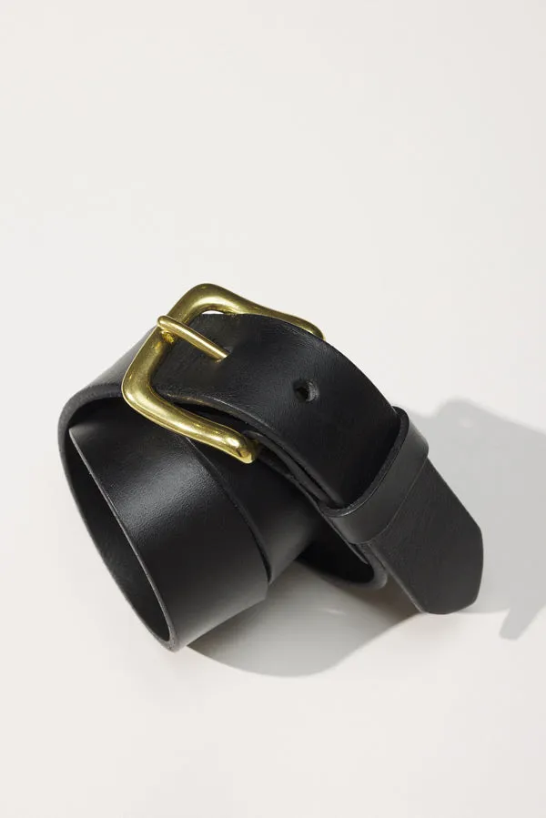 Abby Brass Buckle Italian Leather Belt sold by Caves Collect product image thumbnail 5