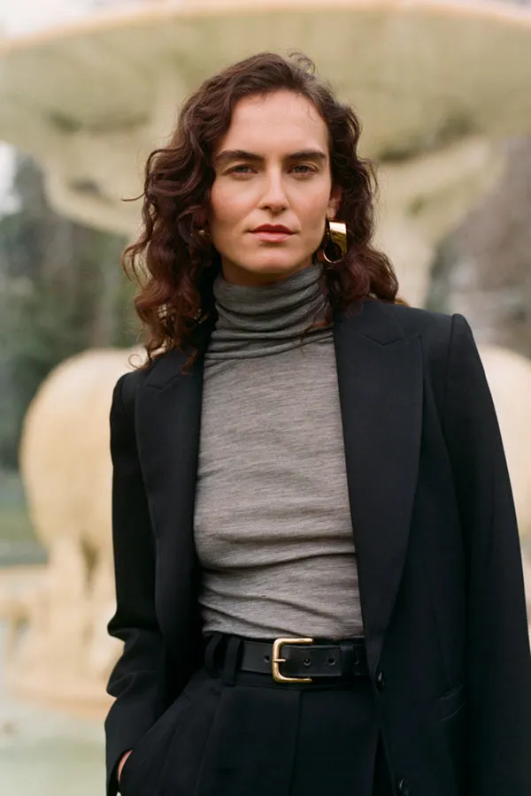 Abby Brass Buckle Italian Leather Belt sold by Caves Collect product image thumbnail 3