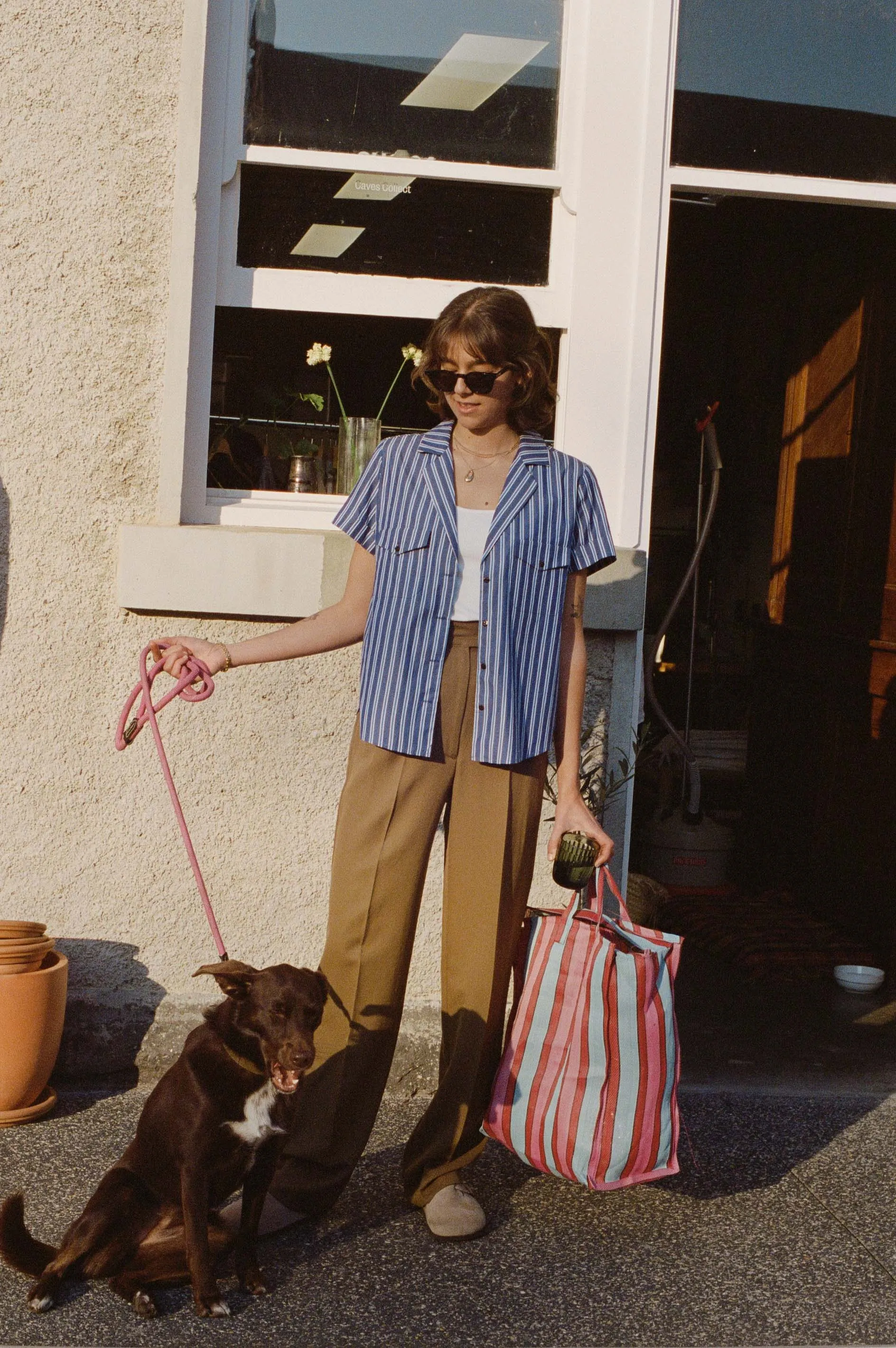 Yu Tailored Twill Oak Japanese Wool Pants sold by Caves Collect