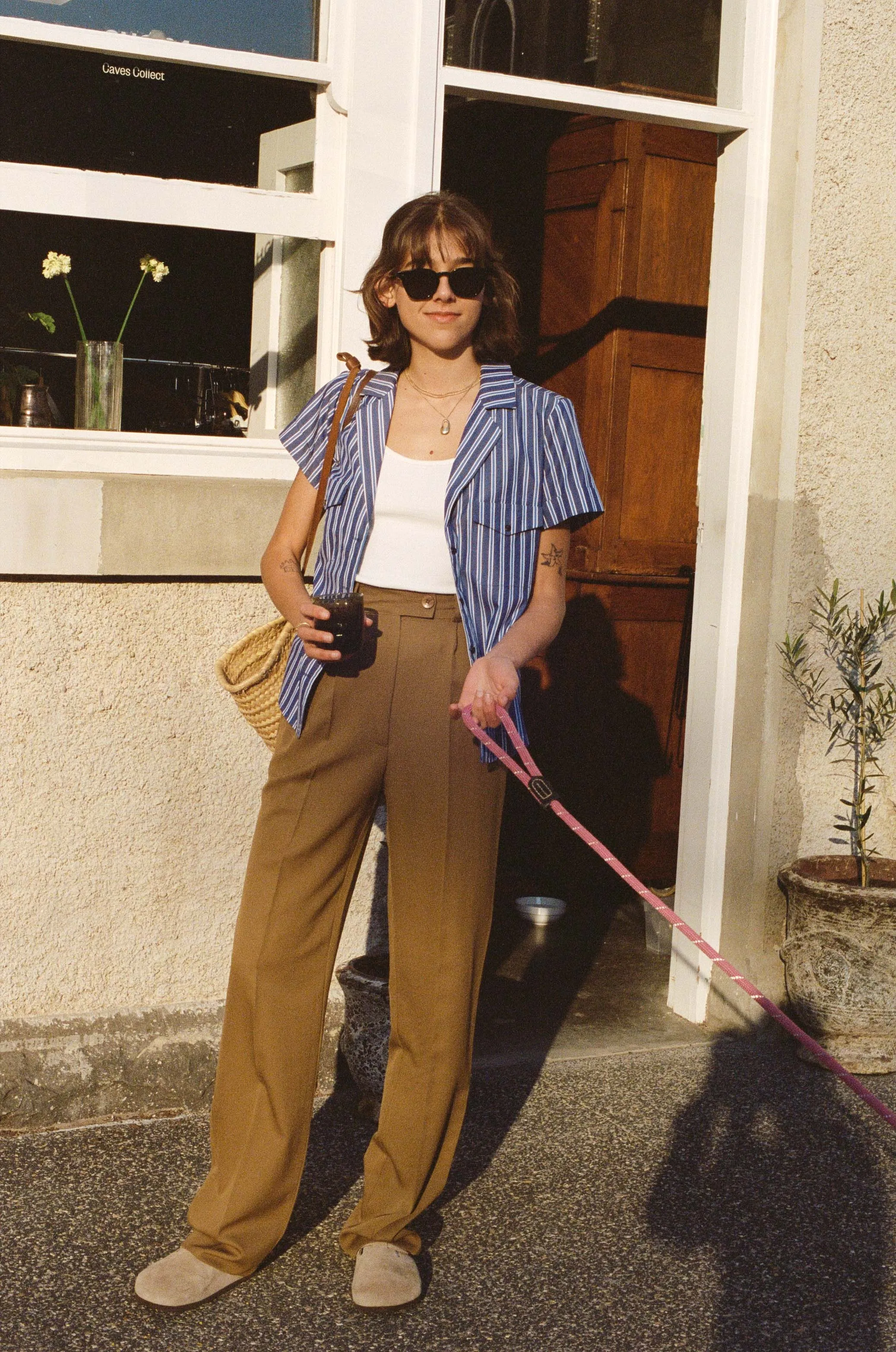 Yu Tailored Twill Oak Japanese Wool Pants sold by Caves Collect product image thumbnail 3