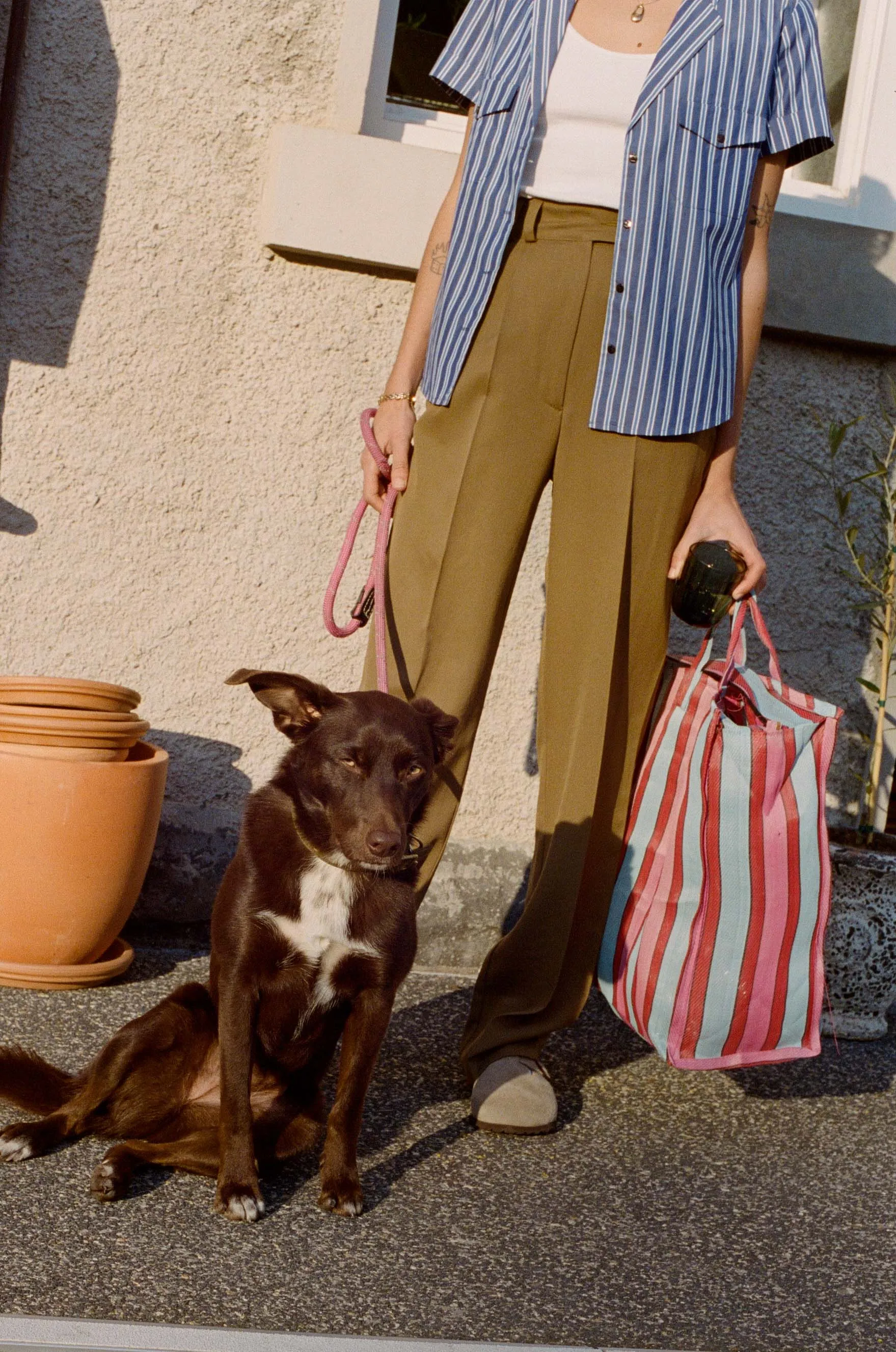 Yu Tailored Twill Oak Japanese Wool Pants sold by Caves Collect product image thumbnail 2