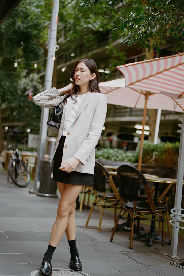 Fred Oat Linen Japanese Blazer sold by Caves Collect product image thumbnail 3