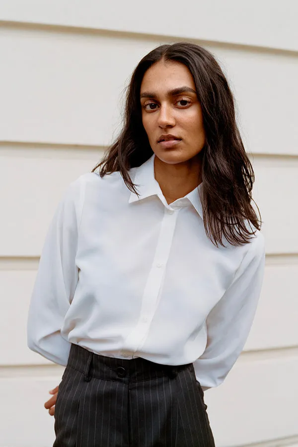 Mirka Ivory Italian Silk Shirt sold by Caves Collect product image thumbnail 2