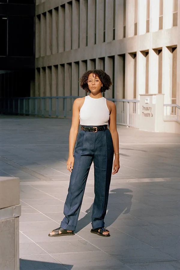 Jack Organic Cream Cotton Singlet sold by Caves Collect product image thumbnail 3