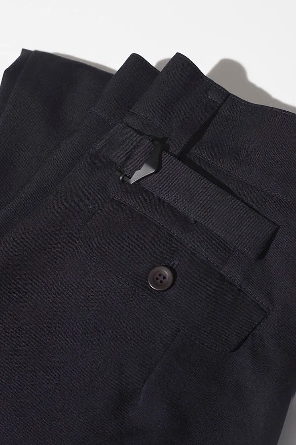 Recently Back in Stock - Kate Navy Japanese Twill Wool Pants sold by Caves Collect product image thumbnail 5