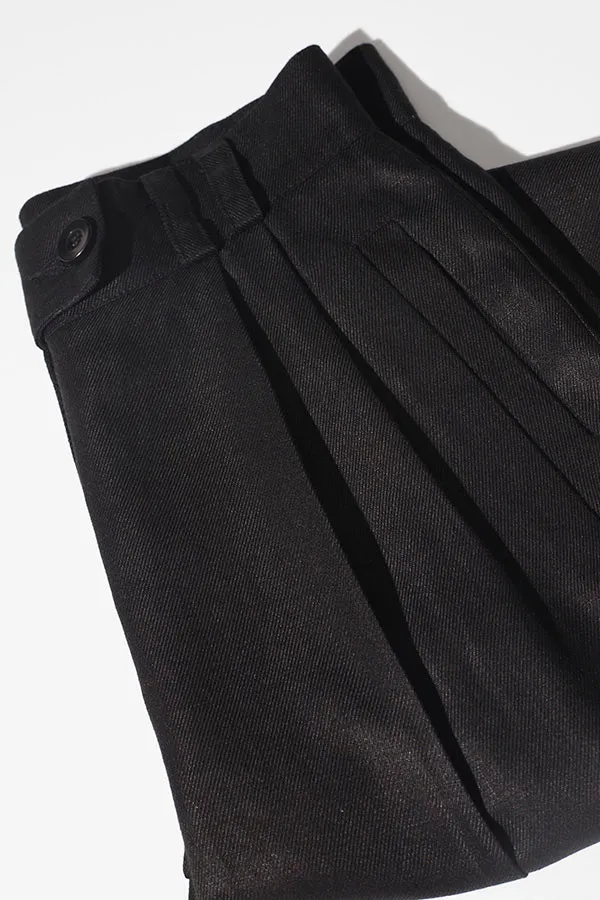 Yu Tailored Black Japanese Linen Pants sold by Caves Collect product image thumbnail 5