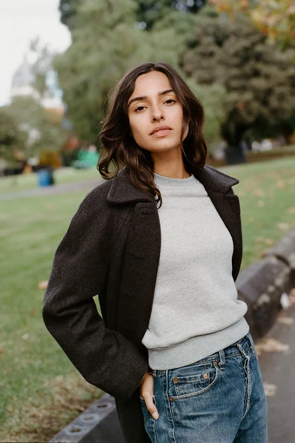 Fiadh Grey Japanese Cotton Sweatshirt sold by Caves Collect product image thumbnail 4