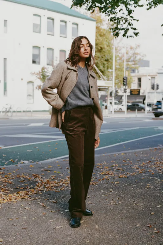 Tony Japanese Hazel Wool Jacket sold by Caves Collect