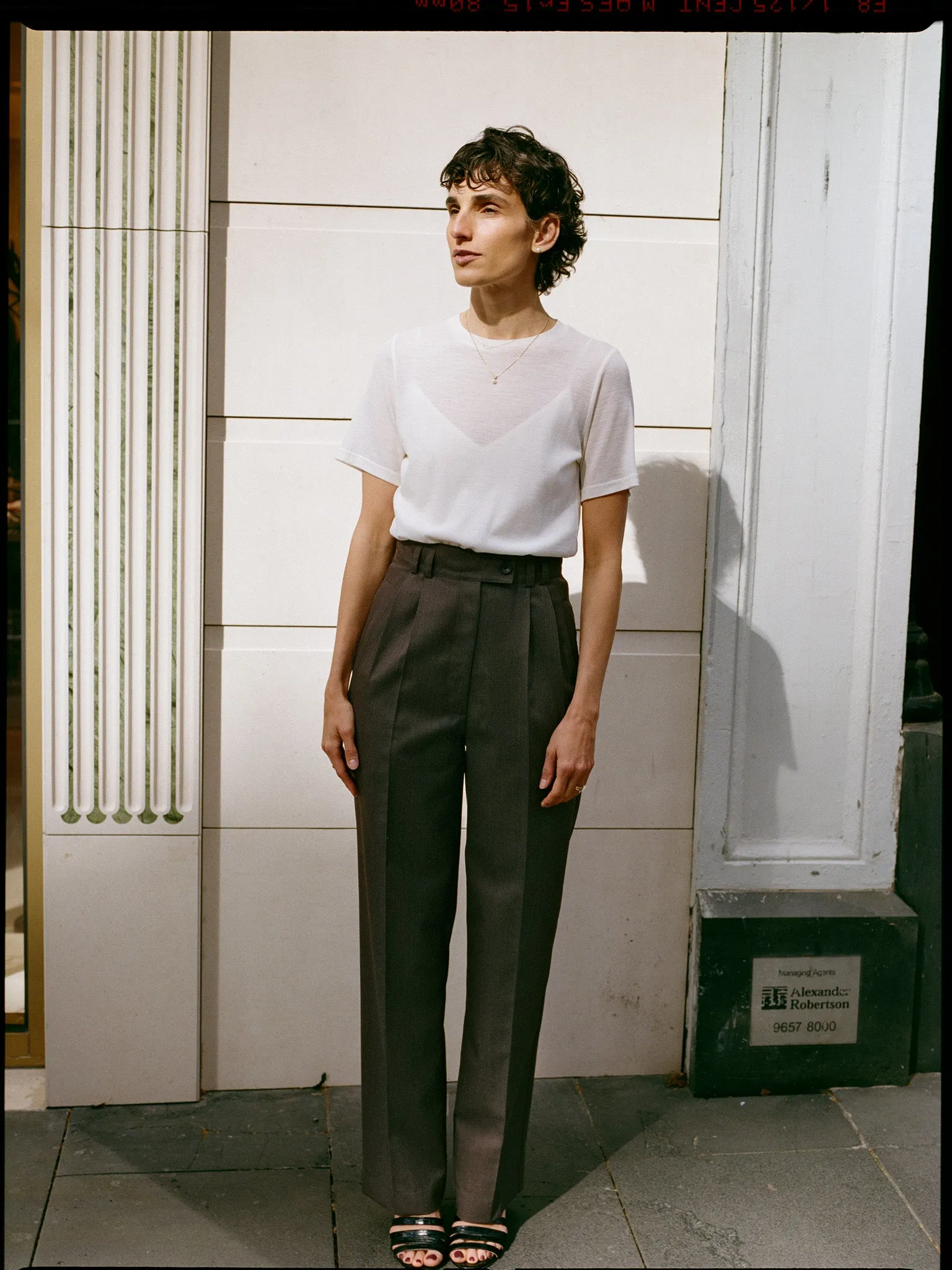 Yu Tailored Brown Japanese Twill Wool Pants sold by Caves Collect product image thumbnail 2