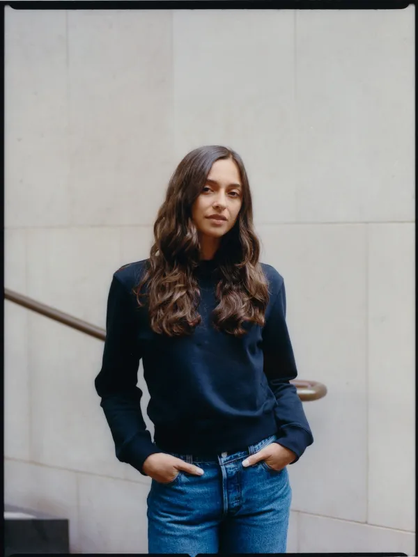 Recently in Stock - Fiadh Navy Lightweight Japanese Cotton Sweatshirt made by Caves Collect