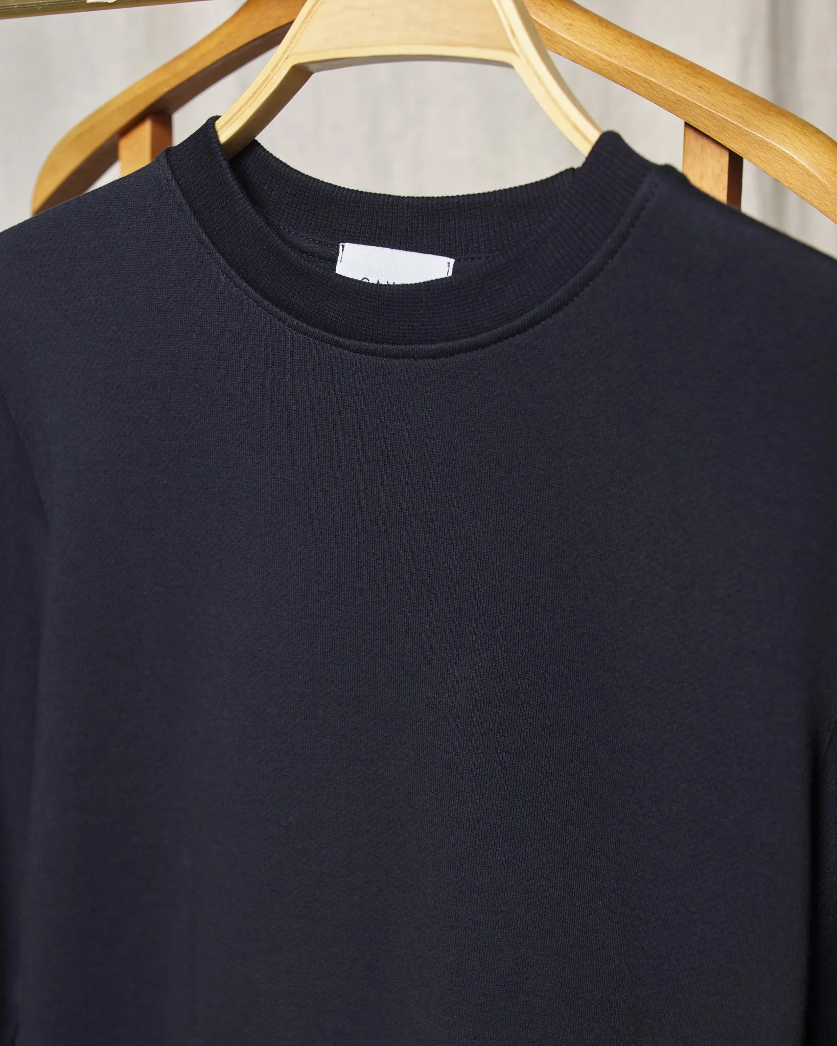 Recently in Stock - Fiadh Navy Lightweight Japanese Cotton Sweatshirt sold by Caves Collect product image thumbnail 4