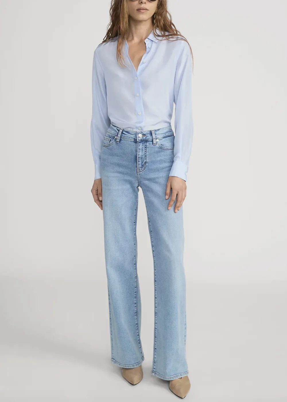 Le Slim Palazzo Jean sold by Danali product image thumbnail 3