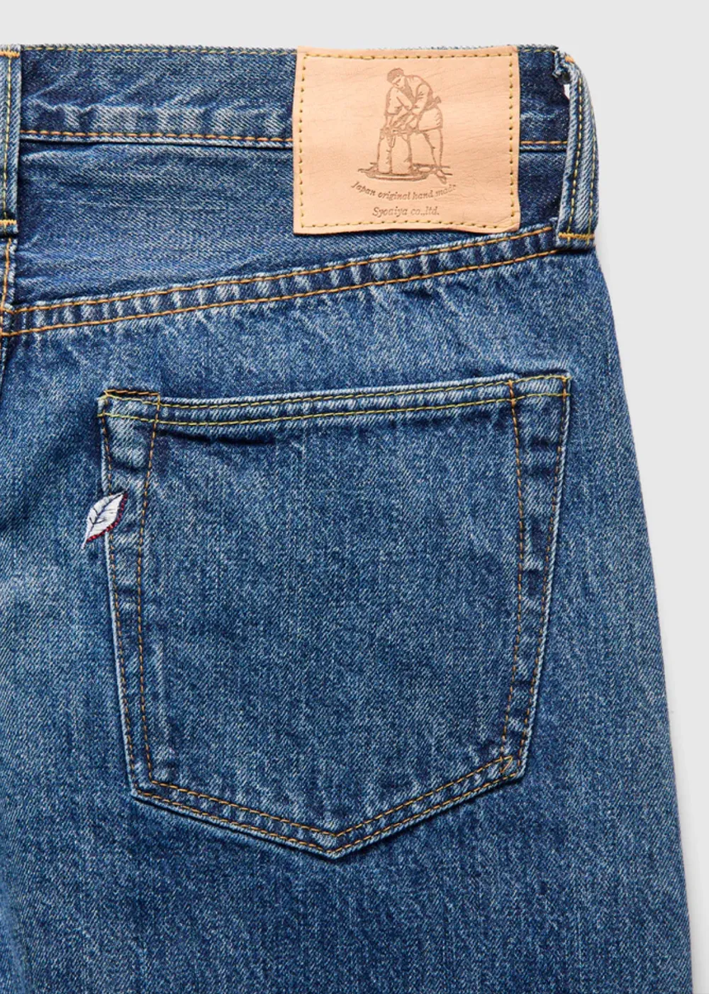 14oz Nep Denim Natural Used Wash Relaxed Tapered Jean sold by Danali product image thumbnail 3