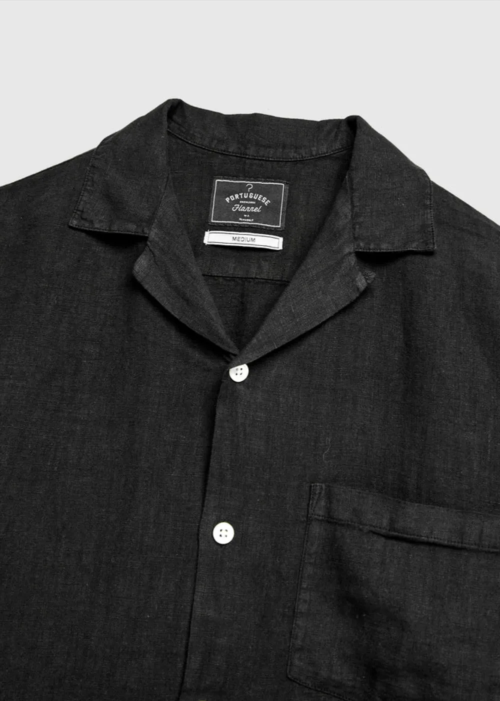 Linen Camp Collar Shirt sold by Danali product image thumbnail 3