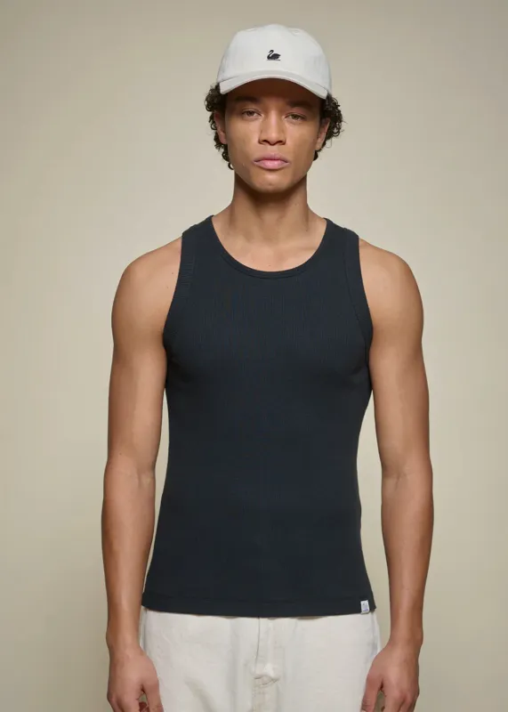 Iconic Ribbed Cotton Tank Top sold by Danali