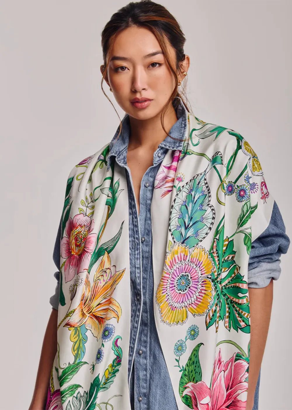 Sunkissed Vine Series Oblong Scarf sold by Danali product image thumbnail 4