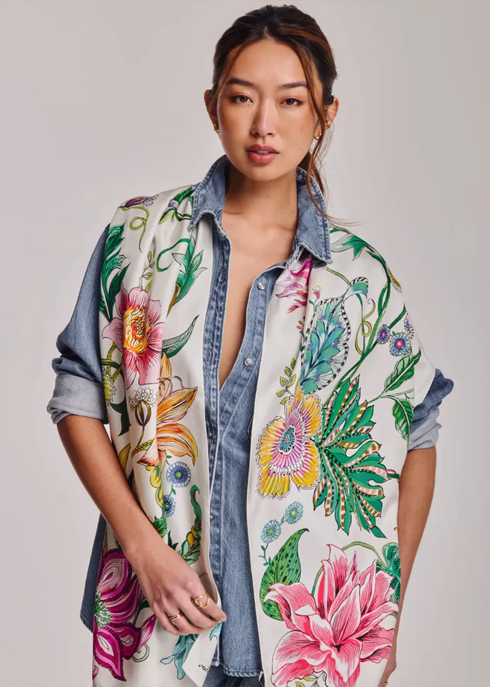 Sunkissed Vine Series Oblong Scarf sold by Danali product image thumbnail 2