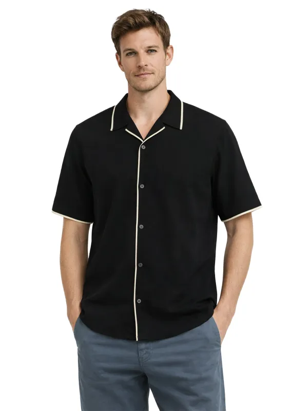 Polomin Knit Short Sleeve Shirt sold by Danali