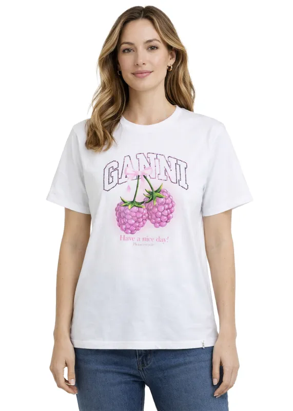 Heavy Cotton Jersey Raspberry T-Shirt sold by Danali